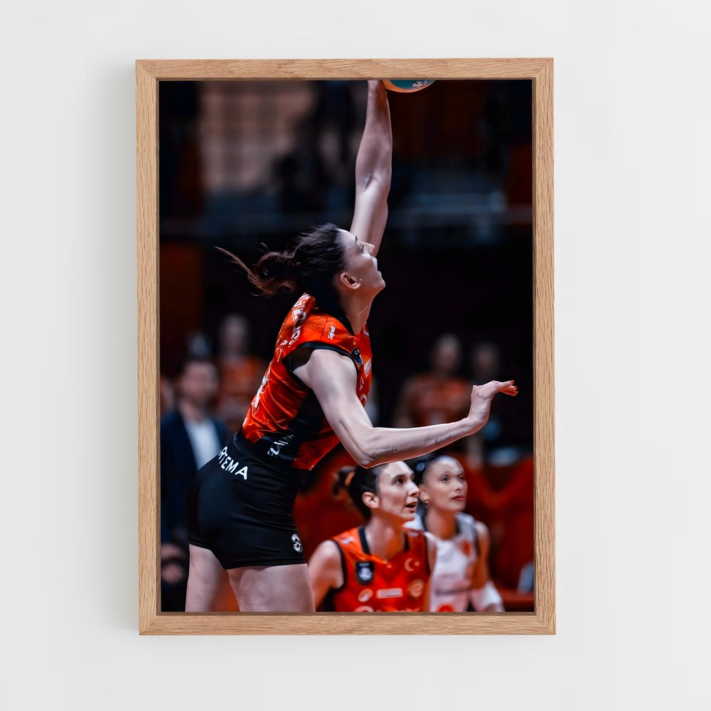 Poster Énergie de Tijana – affiche Volleyball (vue 4)